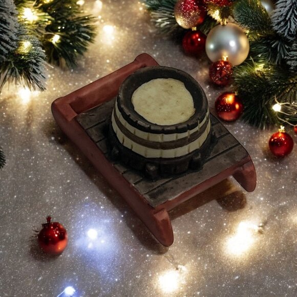 Dept 56 Maple Sugaring Sled New England Christmas Village Loose Figurine - 1987 - Picture 1 of 6